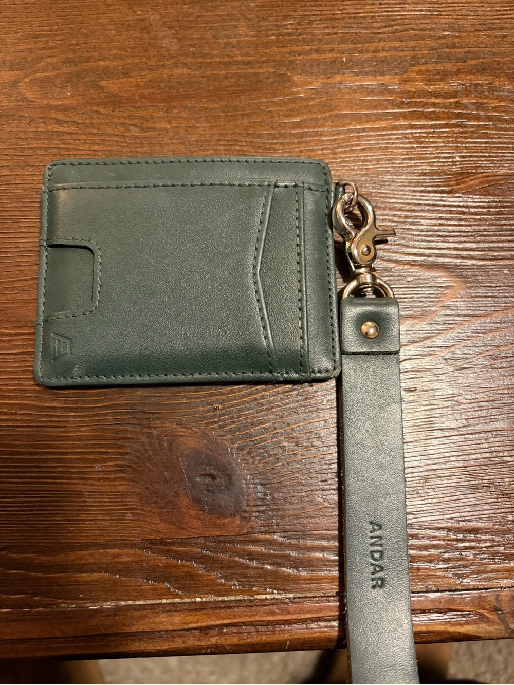 Andar Denner Wristlet Wallet in Pine - Picture 3 of 4
